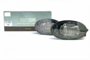 LF170 | Morimoto XB LED Fog Lights For Honda Civic / Fit / Insight / Odyssey | Pair, White Lights, Oval
