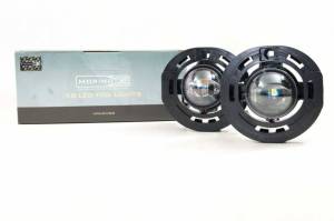 LF620 | Morimoto XB LED Fog Lights For Dodge / Chrysler / Jeep | Pair, White Lights, Projector