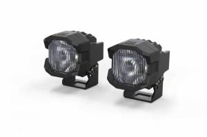 Morimoto - BAF100 | Morimoto 1Banger HXB LED Pod Lights | Pair, SAE Wide, White Lights - Image 1