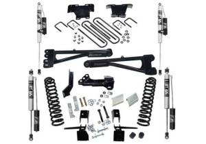 K165FX | Superlift 4 Inch Radius Arm Suspension Lift Kit With Fox 2.0 Resi Shocks (2017-2022 F250, F350 Super Duty | Diesel)