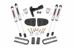 43470 | Rough Country 3 Inch Suspension Lift Kit With Spacers For Ford F-250 Super Duty | 2023-2023 | V2 Monotube Shocks