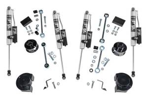 K187FX | Superlift 2.5 inch Suspension Lift Kit with Fox 2.0 Shocks (2018-2023 Wrangler JL 2 & 4 Door)