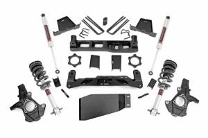 Rough Country - 23640 | Rough Country 6 Inch Lift Kit For Chevrolet Silverado / GMC Sierra 1500 4WD | 2007-2013 | M1 Struts, M1 Rear Shocks - Image 1