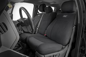 Rough Country - 91055 | Rough Country Neoprene Seat Cover For Ford F-250 / F-350 Super Duty | 2011-2016 | Front & Rear Seats - Image 2