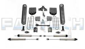 2005-2007 Ford F250 4WD with Factory Overload 6 Inch Basic System with Black Dirt logic Shocks
