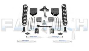 2005-2007 Ford F250 4WD with Factory Overload 6 Inch Basic System with Performance Shocks