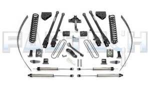 2005-2007 Ford F250 4WD with Factory Overload 8 Inch 4 Link System with Coils & Black Dirt logic Shocks