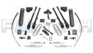 2005-2007 Ford F250 4WD with Factory Overload 8 Inch 4 Link System with Coils & Performance Shocks