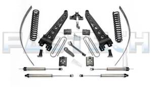 2005-2007 Ford F250 4WD with Factory Overload 8 Inch Radius Arm System with Coils & Black Dirt logic Shocks
