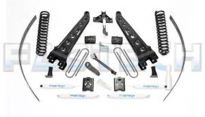 2005-2007 Ford F250 4WD with Factory Overload 8 Inch Radius Arm System with Coils & Performance Shocks