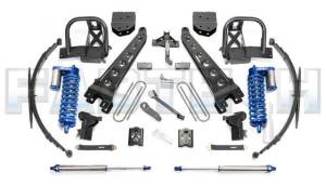 2005-2007 Ford F250/ 350 4WD 10 Inch Radius Arm System with Black 4.0 Coilovers & Dirt Logic Rear Shocks