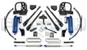 2005-2007 Ford F250/350 4WD 10 Inch 4 Link System with Black 4.0 Coilovers& Dirt Logic Rear Shocks