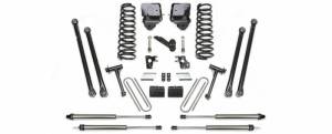2007-2008 Dodge 2500 4WD with 6.7Diesel & Auto 6 Inch Longarm Kit with Coils & Black Dirt logic Shocks