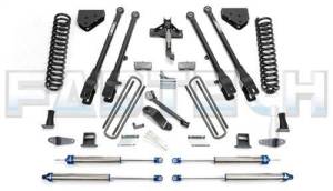 2008-2010 Ford F250 4WD 10 Inch 4 Link System with Coils & Black Dirt logic Shocks