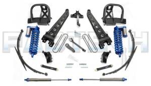 2008-2010 Ford F250/350 4WD 8 Inch Radius Arm System with Black 4.0 Coilovers& Dirt Logic Rear Shocks