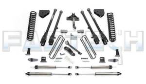 2008-2010 Ford F350 4WD 10 Inch 4 Link System with Coils & Black Dirt logic Shocks