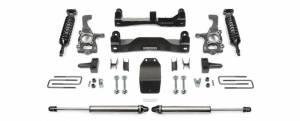2009-2012 Ford F150 4WD 4 Inch Performance System with Black Dirt logic Shocks