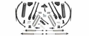2011 Ford F350 4WD 10 Inch 4 Link System with Coils & Black Dirt logic Shocks