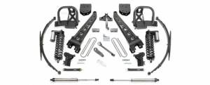 2011 Ford F350 4WD 10 Inch Radius Arm System with Black 4.0 Coilovers & Dirt Logic Rear Shocks