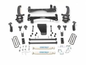 K6003 | Fabtech Motorsports 6 Inch Lift Kit Basic System With Performance Rear Shocks For Nissan Frontier 2/4WD | 2006-2015