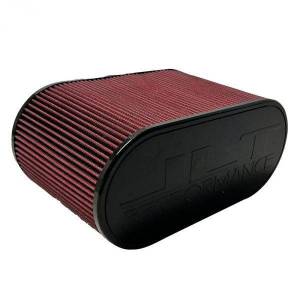 SBAFO412-R | S&B Filters Air Filter 4x12 Inch Oval with Hole Red Oil