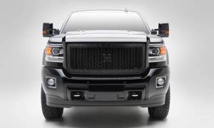 7712111-BR | T-Rex Stealth Laser X Series Grille | Laser Cut Pattern | Mild Steel | Black | Black Studs | 1 Pc | Insert