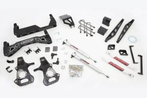 50776 | McGaughys 7 to 9 Inch Lift Kit (S/S Black) 2014-2018 GM Truck 1500 2WD STAMPED STEEL or ALUMINUM factory control arms only