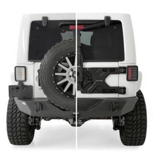 Lowriders Unlimited - SMB2843 | Smittybilt Pivot Heavy-Duty Oversize Tire Carrier (2007-2018 Wranlger JK) - Image 12