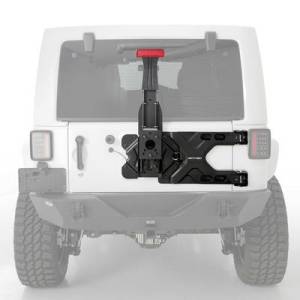 Lowriders Unlimited - SMB2843 | Smittybilt Pivot Heavy-Duty Oversize Tire Carrier (2007-2018 Wranlger JK) - Image 6