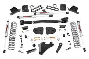 43871 | Rough Country 6 Inch Lift Kit For Ford F-250/F-350 Super Duty 4WD | 2023-2023 | 3.5 Inch Axle Diameter, With Factory Rear Springs, Front Driveshaft Included, V2 Shocks