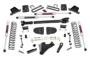 43841 | Rough Country 6 Inch Lift Kit For Ford F-250/F-350 Super Duty 4WD | 2023-2023 | 3.5 Inch Axle Diameter, With Factory Rear Springs, Front Driveshaft Included, M1 Shocks