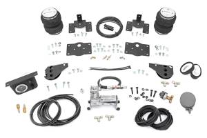 10032C | Rough Country Air Spring Kit For Ram 1500 / 1500 Classic 4WD | 2009-2023 | For Model At Stock Height, Includes Onboard Air Compressor
