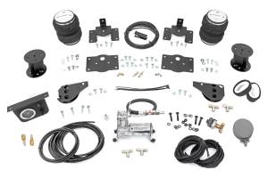 100326C | Rough Country Air Spring Kit For Ram 1500 / 1500 Classic 4WD | 2009-2023 | For Model With 6" Lift, Includes Onboard Air Compressor