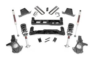 26340 | Rough Country 7.5 Inch Lift Kit For Chevrolet Silverado / GMC Sierra 1500 | 2007-2013 | M1 Struts, M1 Rear Shocks