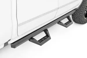 Rough Country - 11009A | Rough Country SRX2 Adjustable Aluminum Step For Crew Cab Chevrolet Silverado/GMC Sierra 1500, 2500HH & 3500HD | 2007-2019 - Image 2