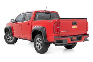 Rough Country - F-C11511A | Rough Country Pocket Fender Flares For Chevrolet Colorado 2/4WD | 2005-2022 | 5 Inch Bed | Flat Black - Image 3