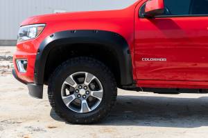 Rough Country - F-C11511A | Rough Country Pocket Fender Flares For Chevrolet Colorado 2/4WD | 2005-2022 | 5 Inch Bed | Flat Black - Image 6