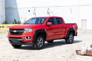 Rough Country - F-C11511A-G9K | Rough Country Pocket Fender Flares For Chevrolet Colorado 2/4WD | 2005-2022 | 5 Inch Bed | Satin Steel - Image 5