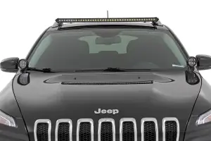 Rough Country - 70086 | Rough Country LED Light Kit | Roof Mount | 40" Black Single Row | Jeep KL (14-22) - Image 5