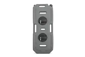 Rough Country - 99064A | Rough Country Flat Fluid Containers with Lockable Mount | 20 Liter | Gray - Image 1