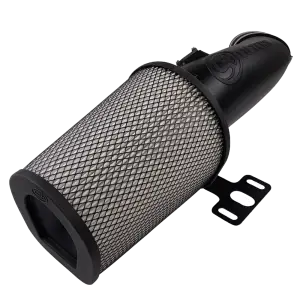 S&B Filters - 75-6001D | S&B Filters Open Air Intake (2017-2019 F250,  F350 Super Duty V8-6.7L Powerstroke) Dry Extendable White - Image 1