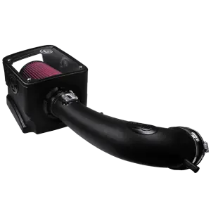 75-5116 | S&B Filters Cold Air Intake (2014-2018 Silverado, Sierra 1500 | 2014-2020 Suburban, Tahoe, Yukon 5.3L, 6.2L) Cotton Cleanable Red