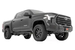 Rough Country - 70300 | Rough Country 3.5 Inch Lift Kit For Toyota Tundra 4WD (2022-2024) | No Factory Rear Air Ride, Strut Spacers With Shock Relocation Bracket - Image 4