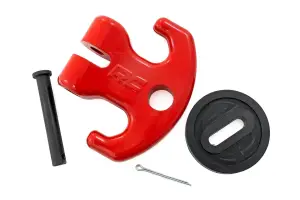 RS177R | Rough Country UTV Multi Function Winch Cleat | Red