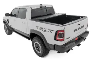 Rough Country - 49320550 | Rough Country Hard Tri-Fold Flip Up Tonneau Bed Cover For Ram 1500 (2019-2023) / 1500 TRX (2021-2023) | 5' 7" Bed Without RamBox Storage - Image 10