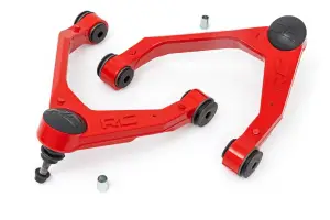 Rough Country - 10025RED | Rough Country Forged Upper Control Arms OE Upgrade For Chevrolet Silverado 1500 / GMC Sierra 1500 | 2007-2018 | Red - Image 2