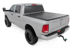 Rough Country - 49319550 | Rough Country Hard Tri-Fold Flip Up Bed Cover (201-2018 Ram 1500 Pickup 2WD/4WD | 5'7" Bed) - Image 5