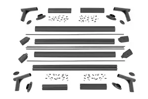 Rough Country - 10406 | Rough Country Aluminum Bed Rack For Ford F-150 | 2015-2023 | Full Rack - Image 1