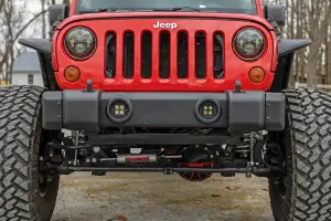 Rough Country - 1047 | Jeep Front Bumper Caps (07-18 Wrangler JK) - Image 7