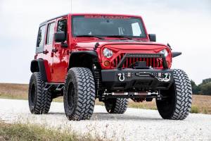 Rough Country - 10524 | Jeep Angry Eyes Replacement Grille (07-18 Wrangler JK) - Image 2